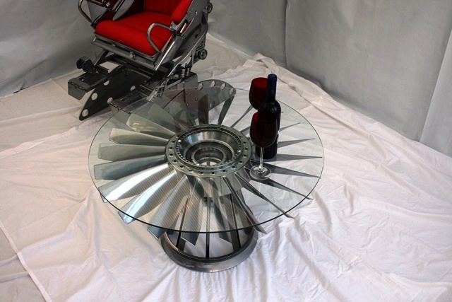 Rolls Royce engine Jet Fan Blade coffee table0